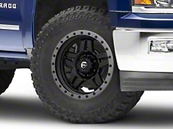 Fuel Wheels Anza Matte Black with Anthracite Ring 6-Lug Wheel; 18x9; 1mm Offset (14-18 Silverado 1500)
