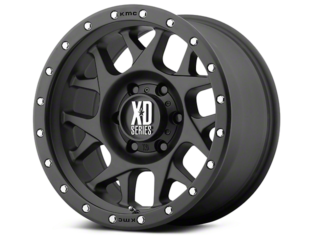 XD Bully Satin Black 6-Lug Wheel; 20x9; 18mm Offset (21-23 Tahoe)