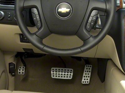 Putco Liquid Pedal Covers; Track Design (07-18 Silverado 1500)