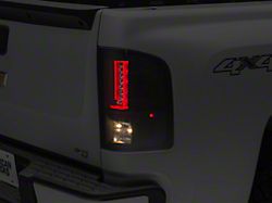Version 2 LED Tail Lights; Black Housing; Smoked Lens (07-13 Silverado 1500)