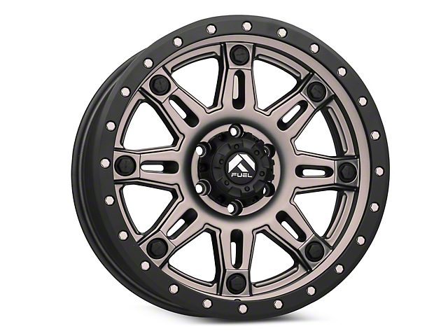Fuel Wheels Hostage III Anthracite with Black Ring 6-Lug Wheel; 17x9; 1mm Offset (21-23 Tahoe)