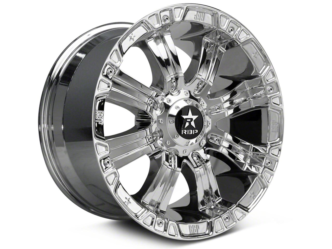 RBP 94R Chrome with Black Inserts 6-Lug Wheel; 18x9; -12mm Offset (07-14 Tahoe)