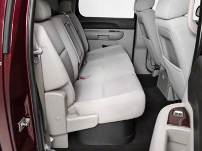 Husky Liners GearBox Under Seat Storage Box; Black (07-13 Silverado 1500 Extended Cab, Crew Cab)