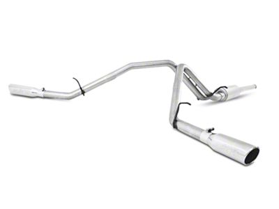 MBRP Armor Lite Dual Exhaust System with Polished Tips; Side Exit (07-13 5.3L Silverado 1500)
