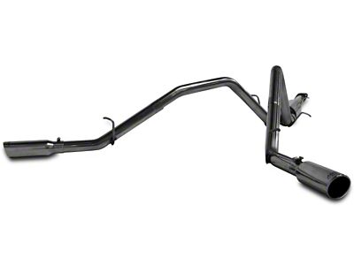 MBRP Armor Plus Dual Exhaust System with Polished Tips; Side Exit (07-13 4.8L Silverado 1500)