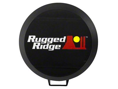 Rugged Ridge 6-Inch HID Off-Road Light Cover; Black