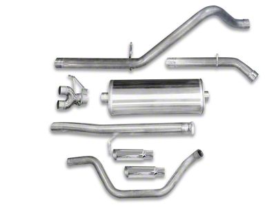 dB Performance by Corsa Sport Dual Exhaust System with Polished Tips; Rear Exit (10-13 6.0L Hybrid Silverado 1500)