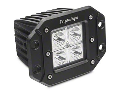 5-Inch Work Flush Mount LED Cube Light; 30 Degree Flood Beam (Universal; Some Adaptation May Be Required)