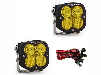 Baja Designs XL Sport Amber LED Lights; Driving/Combo Beam; Pair (Universal; Some Adaptation May Be Required)