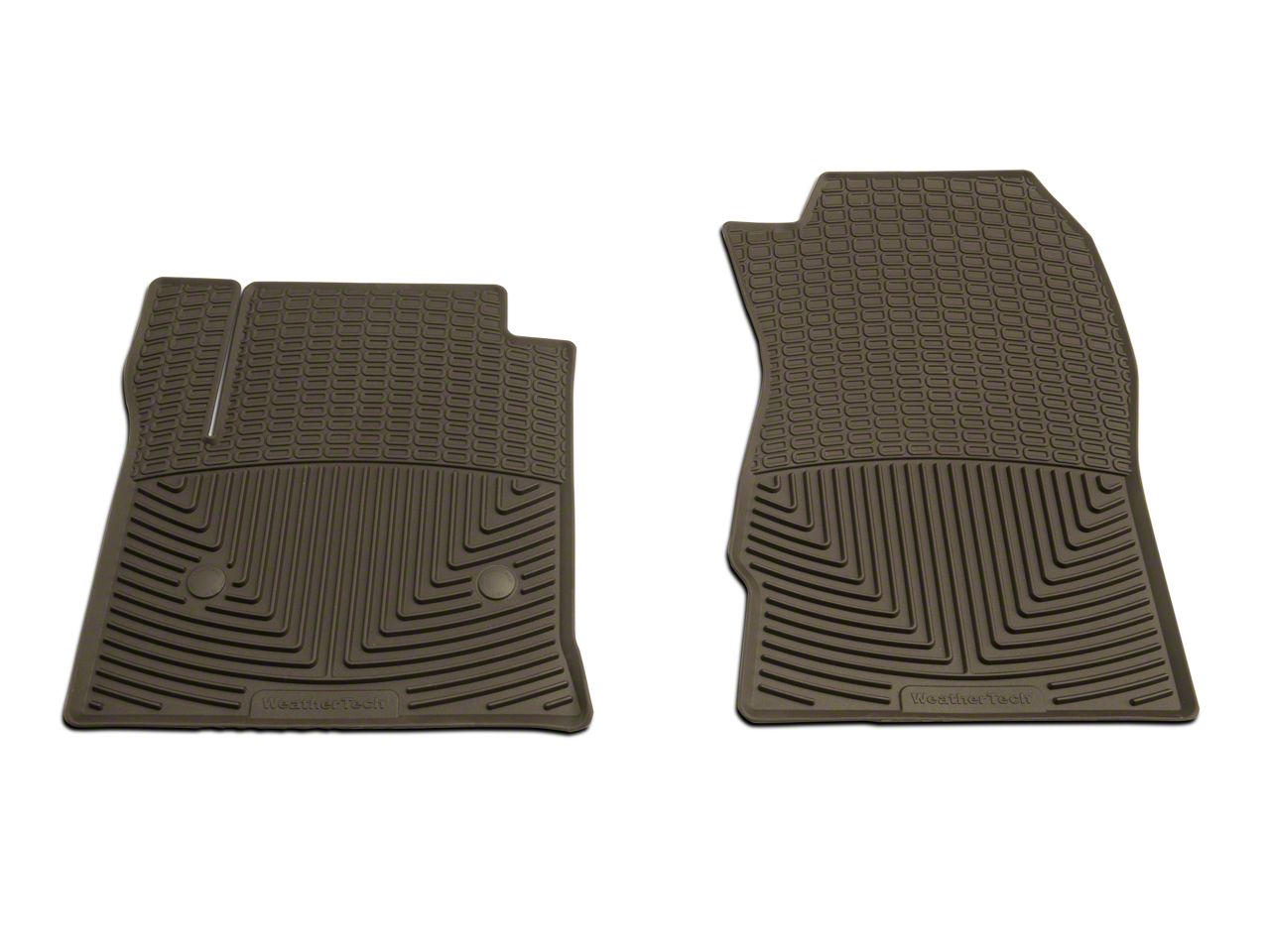 Weathertech Tahoe AllWeather Front Rubber Floor Mats; Cocoa W309CO (15