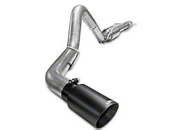 Carven Exhaust Competitor Series Single Exhaust System with Black Tip; Side Exit (10-18 5.3L Silverado 1500)