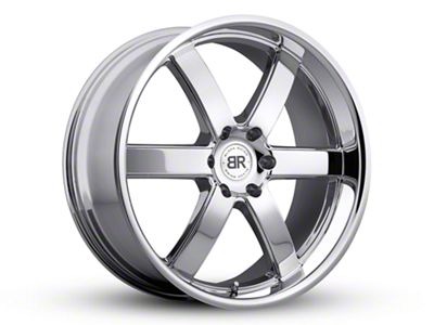 Black Rhino Pondora Chrome 6-Lug Wheel; 22x9.5; 25mm Offset (99-06 Silverado 1500)