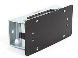 Smittybilt License Plate Bracket for 4-Way Roller Fairleads (Universal; Some Adaptation May Be Required)