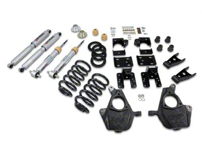Belltech Lowering Kit; 3 to 4-Inch Front / 5 to 6-Inch Rear (07-13 2WD Silverado 1500 Regular Cab w/ 5.80-Foot Short Box)
