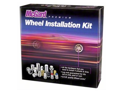 McGard Gold SplineDrive 6-Lug Wheel Installation Kit; 14mm x 1.5 (07-23 Sierra 2500 HD)