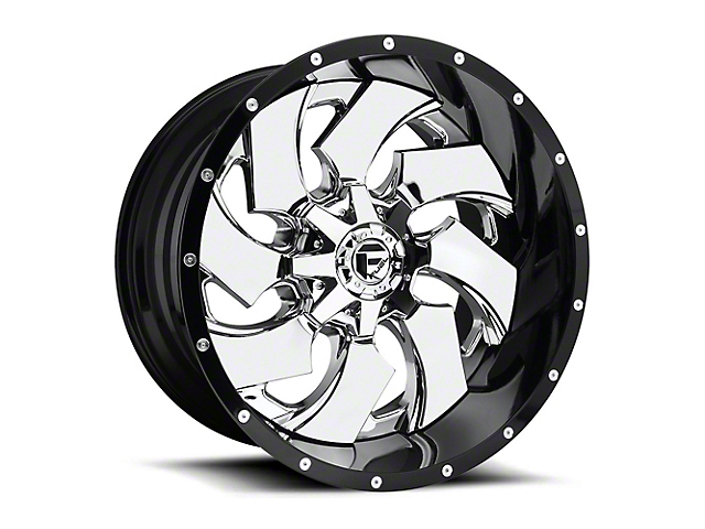 Fuel Wheels Cleaver 2-Piece Chrome 6-Lug Wheel; 20x12; -44mm Offset (15-20 Tahoe)