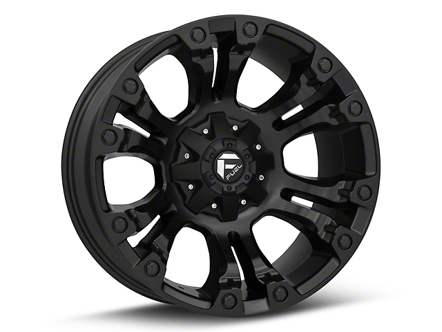 Fuel Wheels Vapor Matte Black 6-Lug Wheel; 20x12; -44mm Offset (21-23 Tahoe)