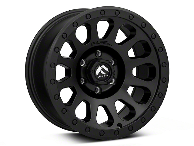 Fuel Wheels Vector Matte Black 6-Lug Wheel; 17x9; -12mm Offset (15-20 Tahoe)