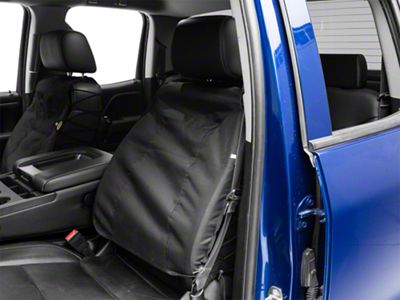 Smittybilt G.E.A.R. Custom Fit Front Seat Covers; Black (Universal; Some Adaptation May Be Required)