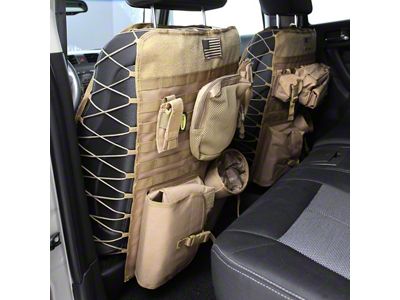 Smittybilt G.E.A.R. Custom Fit Front Seat Covers; Coyote Tan (Universal; Some Adaptation May Be Required)