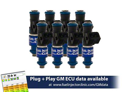 Fuel Injector Clinic Fuel Injectors; 1100cc (99-06 4.8L, 5.3L, 6.0L Sierra 1500)