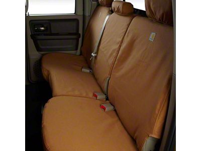 Covercraft SeatSaver Second Row Seat Cover; Carhartt Brown (09-18 RAM 1500 Quad Cab, Crew Cab)