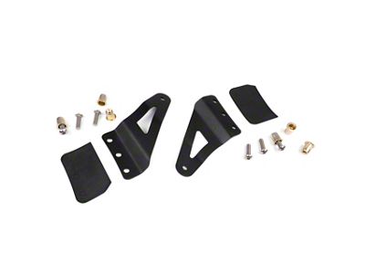 Rough Country 54-Inch Curved LED Light Bar Upper Windshield Mounting Brackets (07-13 Silverado 1500)