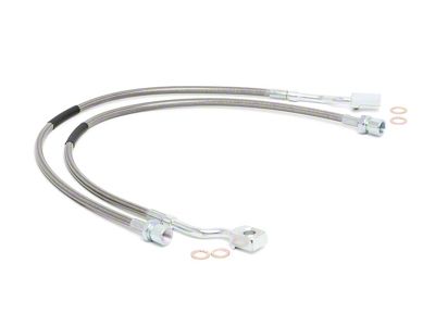 Rough Country Front Extended Stainless Steel Brake Lines for 5 to 7.50-Inch Lift (07-19 Yukon)