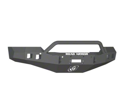 Road Armor Stealth Winch Front Bumper with Pre-Runner Guard; Satin Black (16-18 Silverado 1500)