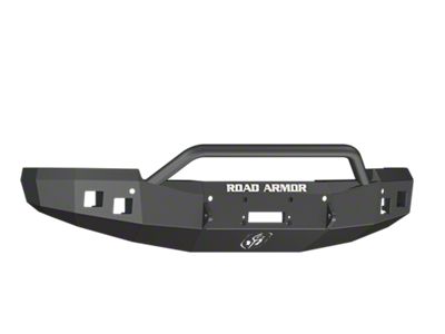 Road Armor Stealth Winch Front Bumper with Pre-Runner Guard; Satin Black (14-15 Silverado 1500)