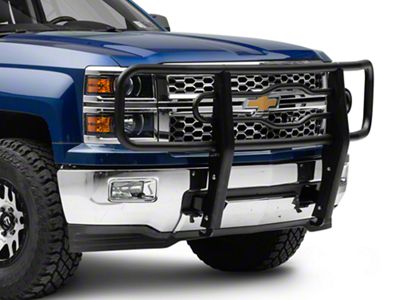 2-Inch Tubular Grille Guard; Black (14-18 Silverado 1500)