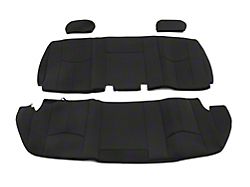 Rough Country Neoprene Rear Seat Covers; Black (99-06 Silverado 1500 Extended Cab)