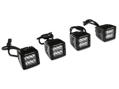 Rough Country Black Series LED Fog Light Kit (07-13 Silverado 1500)