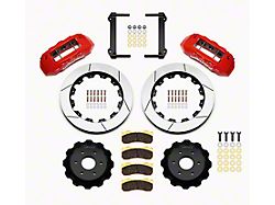 Wilwood Tactical Extreme TX6R Front Big Brake Kit with 16-Inch Slotted Rotors; Red Calipers (99-18 Silverado 1500)