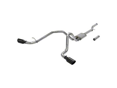 Flowmaster FlowFX Dual Exhaust System with Black Tips; Side Exit (14-18 5.3L Silverado 1500)