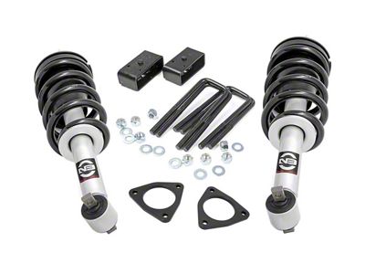 Rough Country 2.50-Inch Leveling Lift Kit with Lifted N3 Struts (07-18 Sierra 1500 w/ Stock Cast Steel or Cast Aluminum Control Arms, Excluding 14-18 Denali)