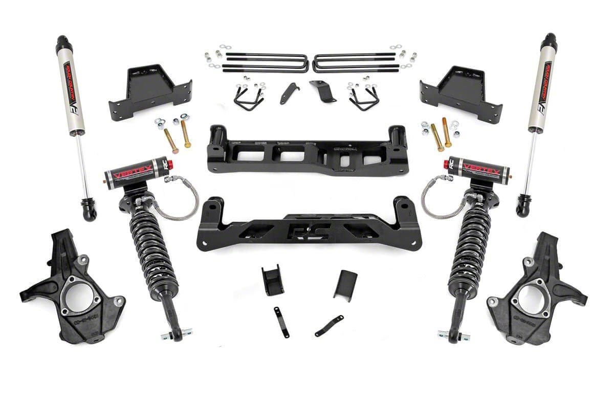 Rough Country Sierra 7.5 in. Suspension Lift Kit w/ Vertex Adjustable ...