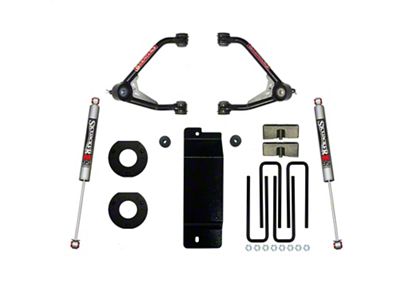 SkyJacker 3.50 to 4-Inch Upper Control Arm Lift Kit with M95 Performance Shocks (17-18 4WD Silverado 1500)
