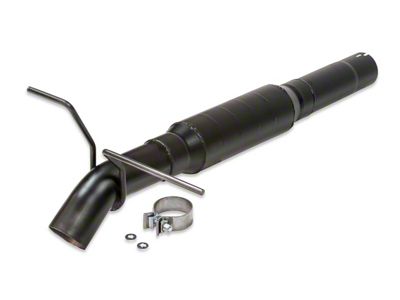Flowmaster Outlaw Extreme Single Exhaust System; Turn Down (14-18 5.3L Silverado 1500)