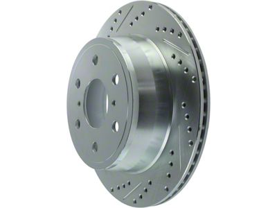StopTech Sport Drilled and Slotted 6-Lug Rotor; Rear (07-18 Silverado 1500)