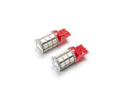 Putco Red LED Rear Brake Light Bulb; 7443 (14-18 Sierra 1500)