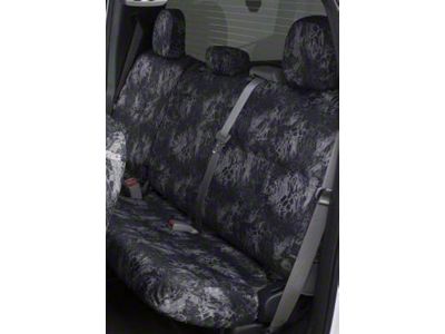 Covercraft Seat Saver Prym1 Custom Second Row Seat Cover; Blackout Camo (19-23 Silverado 1500 Double Cab, Crew Cab w/ 60/40 Split Cushion Bench Seat & Fold-Down Armrest)