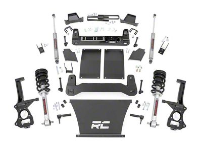 Rough Country 6-Inch Suspension Lift Kit with N3 Struts and Premium N3 Shocks (19-23 4.3L, 5.3L, 6.2L Silverado 1500 w/ Rear Multi-Leaf Pack Springs, Excluding Trail Boss & ZR2)