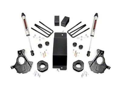 Rough Country 3.50-Inch Knuckle Suspension Lift Kit with V2 Monotube Shocks (07-13 4WD Sierra 1500)