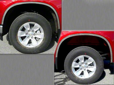 Wheel Well Accent Trim; Stainless Steel (19-23 Silverado 1500)