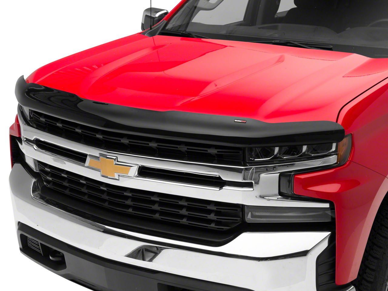 Weathertech Silverado 1500 Stone and Bug Deflector; Dark Smoke 50281