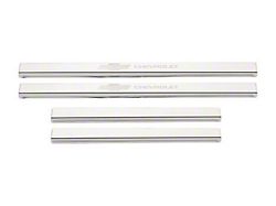 Putco Stainless Steel Door Sills with Bow Tie Etching (19-23 Silverado 1500 Crew Cab)