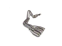 Carven Exhaust Competitor Series Single Exhaust System with Dual Polished Tips; Side Exit (19-23 5.3L Silverado 1500 w/o Factory Dual Exhaust)