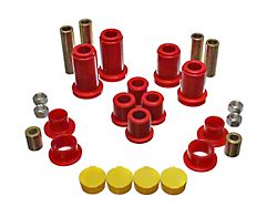Front Control Arm Bushings; Red (2007 Tahoe)