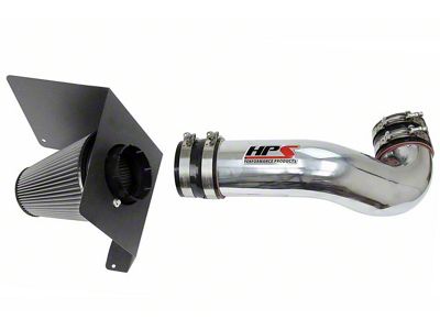 HPS Shortram Cold Air Intake; Polished (07-08 6.0L Silverado 1500)